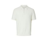 Selected Cran Kurzarm-poloshirt S Egret