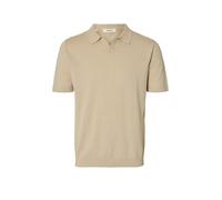 Selected Mattis Kurzarm-poloshirt 2XL Oatmeal