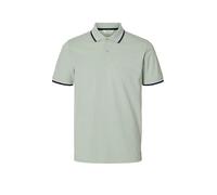 SELECTED HOMME Slim Fit Poloshirt aus Bio-Baumwoll-Mix Modell 'SLIM ATLAS SPORT' in Lind, Größe S