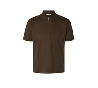 SELECTED Poloshirt SLMFAVE braun | XXL