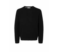 Selected Pullover Ross Rundhalsausschnitt 100% Baumwolle Herren Schwarz M