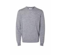 SELECTED HOMME Male Pullover mit Rundhalsausschnitt 100% Merinowoll