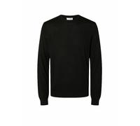 Selected Homme Herren Slhtray Knit Merino Crew Neck Noos Pullover, Schwarz, XXL EU
