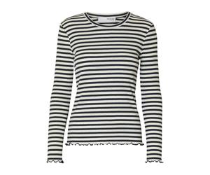 Selected - Ringelshirt - Slfanna blau - Gr. - XL