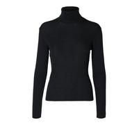Selected - Rollkragenpullover - Slfnaja schwarz - Gr. - M