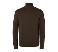 Selected - Rollkragenpullover - Slhberg braun - Gr. - XXL