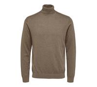 Selected - Rollkragenpullover - Slhberg braun - Gr. - XXL