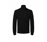 Strickpullover aus Lanawolle Modell 'TRAY' S men Black