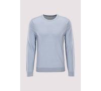 Selected Rundhalspullover aus Feinstrick L Dusty blue