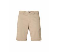 Selected Homme Herren Slhslim-Miles Flex Noos Chinoshorts, Greige, S EU
