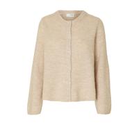 SELECTED WOMEN - SLFLULU NEW LS KNIT CARDIGAN NOOS birch - Gr. - L