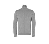 SELECTED HOMME Herren SLHBERG Full Zip Cardigan B NOOS 16074688, Medium Grey Melange, XL