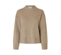 Selected - Strickpullover - Slfcille braun - Gr. - S
