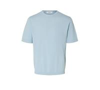 SELECTED Strickshirt SLHTORINO hellblau | XXL