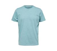 SELETED HOMME Men's SLHASPEN MINI STR SS O-Neck Tee W NOOS T-Shirt, Harbor Gray/Stripes:Colonial Blue, S
