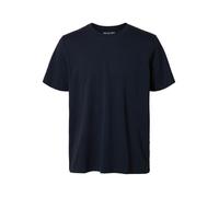 selected men - T-Shirt mit Rundhalsausschnitt blau - Gr. - S