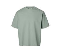 SELECTED MEN - SLMRELAXASPEN 2-PLY SS O-NECK NOOS Aqua Gray - Gr. - XXL