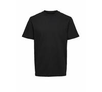 Selected Relax Colman 200 Kurzarm O Hals S T-shirt L Black (Herstellerartikelnummer: 16077385-Black-L)