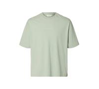 Selected Kurzarm-T-Shirt Aqua-Grau M Aqua gray