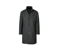 SELECTED HOMME Regular Fit Wollmantel mit Stepp-Einsatz Modell 'RAINAR' in Anthrazit, Größe XXL