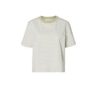 SELECTED WOMEN Damen Slfessential Ss Striped Boxy Tee Noos, Lint, L
