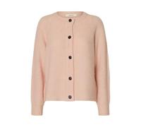 Selected Femme Regular Fit Strickjacke aus Woll-Mix mit Alpaka-Anteil Modell 'LULU' in Rosa, Größe S