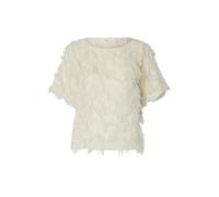 SELECTED WOMEN - SLFMYLINE SS BOAT NECK TOP B Egret - Gr. - 38