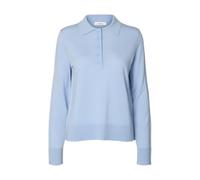 SELECTED WOMEN Damen Slfthea Ls Knit Merino Collar Neck Noos