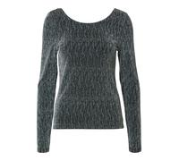 SELECTED WOMEN - SLFANITA LS LOW BACK TOP black - Gr. - S