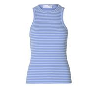 SELECTED FEMME - SLFANNA O-NECK STRIPED TANK TOP NOOS cornflower blue - Gr. - XS