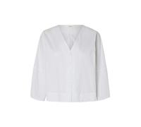 SELECTED WOMEN - SLFBEA 3/4 V NECK SHIRT B Bright White - Gr. - 34