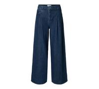 selected women - SLFEXTRA WIDE SELMA-NOA HW JEANS dark blue denim - Gr. - 32