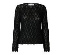 SELECTED WOMEN - SLFNIVA LS KNIT O-NECK black - Gr. - S