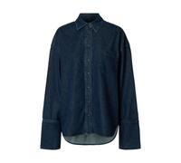 SELECTED WOMEN - SLFOVERSIZED MELLA-BORA DENIM SHIRT dark blue denim - Gr. - 38