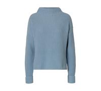 Selected Femme Regular Fit Turtleneck-Pullover aus Baumwoll-Mix Modell 'SELMA' in Hellblau, Größe M