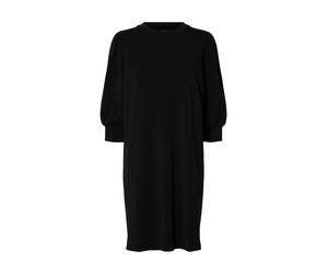 selected women - SLFTENNY 3/4 SHORT SWEAT DRESS NOOS black - Gr. - XS