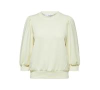 Selected Femme Sweatshirt mit gerippten Abschlüssen Modell 'TENNY' in Ecru, Größe M