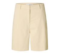 selected women - SLFVIENNA HW WIDE SHORTS birch - Gr. - 38
