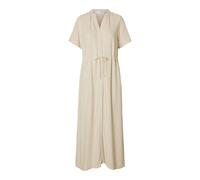 SELECTED WOMEN - SLFVIVA-DAMINA SS ANKLE SUN DRESS NOOS sandshell - Gr. - 38