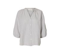selected women - SLWCLEO-ALBERTA LINEN BLEND SHIRT NOOS Bright White - Gr. - 34