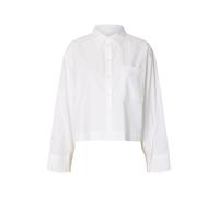selected women - SLWDANNIE LS CROPPED BOXY SHIRT NOOS Bright White - Gr. - 42