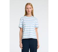 SELECTED FEMME - SLFESSENTIAL SS STRIPED BOXY TEE NOOS cashmere blue - Gr. - XL