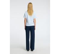 SELECTED FEMME - SLFESSENTIAL SS STRIPED BOXY TEE NOOS cashmere blue - Gr. - XS
