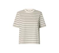 selected women - SLWESSENTIAL SS STRIPED BOXY TEE NOOS - Gr. - S