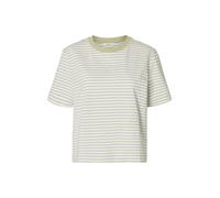 selected women - SLWESSENTIAL SS STRIPED BOXY TEE NOOS Lint - Gr. - L