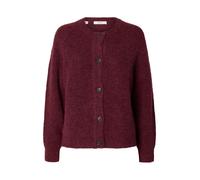 selected women - SLWLULU LS KNIT SHORT CARDIGAN NOOS Tawny Port - Gr. - S