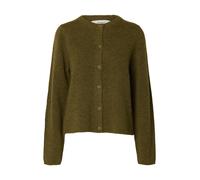 selected women - SLWLULU NEW LS KNIT CARDIGAN NOOS Fir Green - Gr. - S