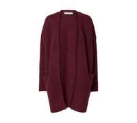 selected women - SLWLULU NEW LS KNIT LONG CARDIGAN B NOOS Tawny Port - Gr. - M