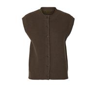 selected women - SLWNATHIA DOMESTIC WOOL KNIT VEST Turkish Coffee - Gr. - S