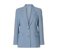 selected women - SLWRITA LS CLASSIC BLAZER MEL NOOS Dusty Blue - Gr. - 40